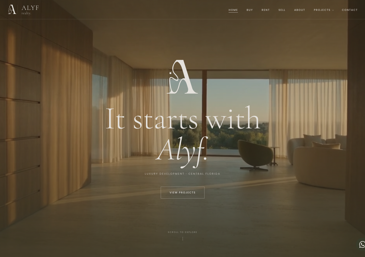 Alyf Realty — Luxury real-estate platform for Central Florida